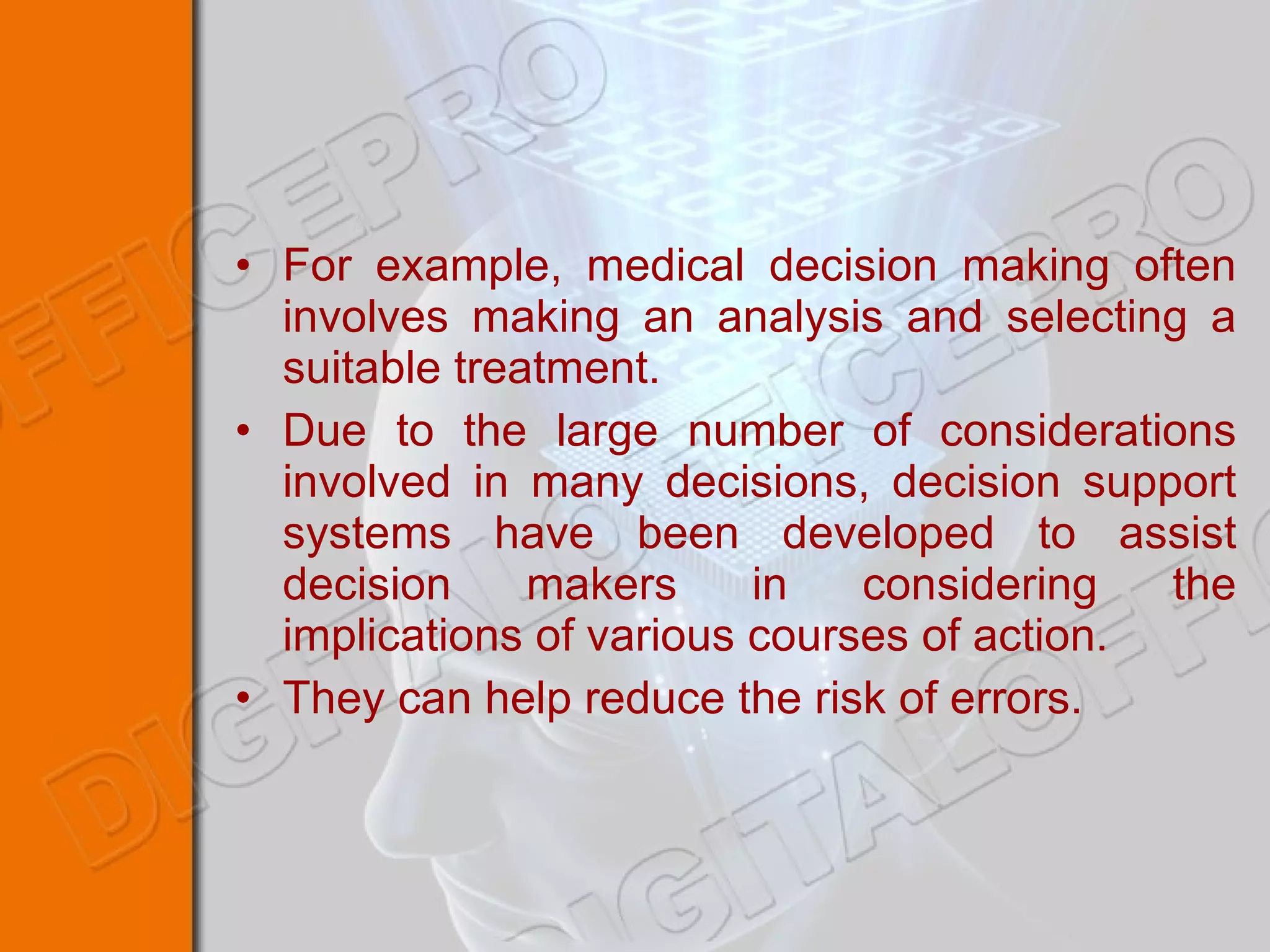 Overview of decision making process in psychology and its types | PPT