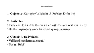 Validated Problem Statement Overview of Design Exploration Workshop.pptx