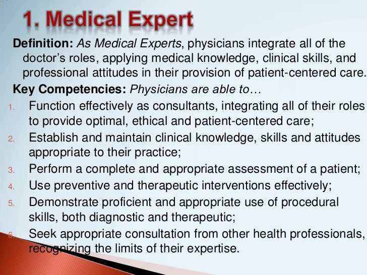 Overview of doctor’s roles and duties ghaiath