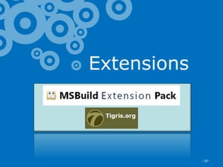 Excella Consulting
Extensions
- 19 -
 