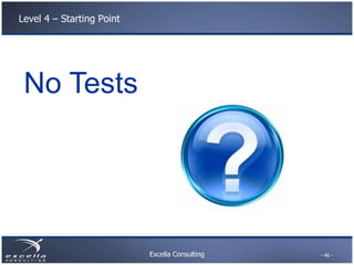 Excella Consulting
Level 4 – Starting Point
No Tests
- 46 -
 