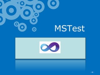 Excella Consulting
MSTest
- 48 -
 