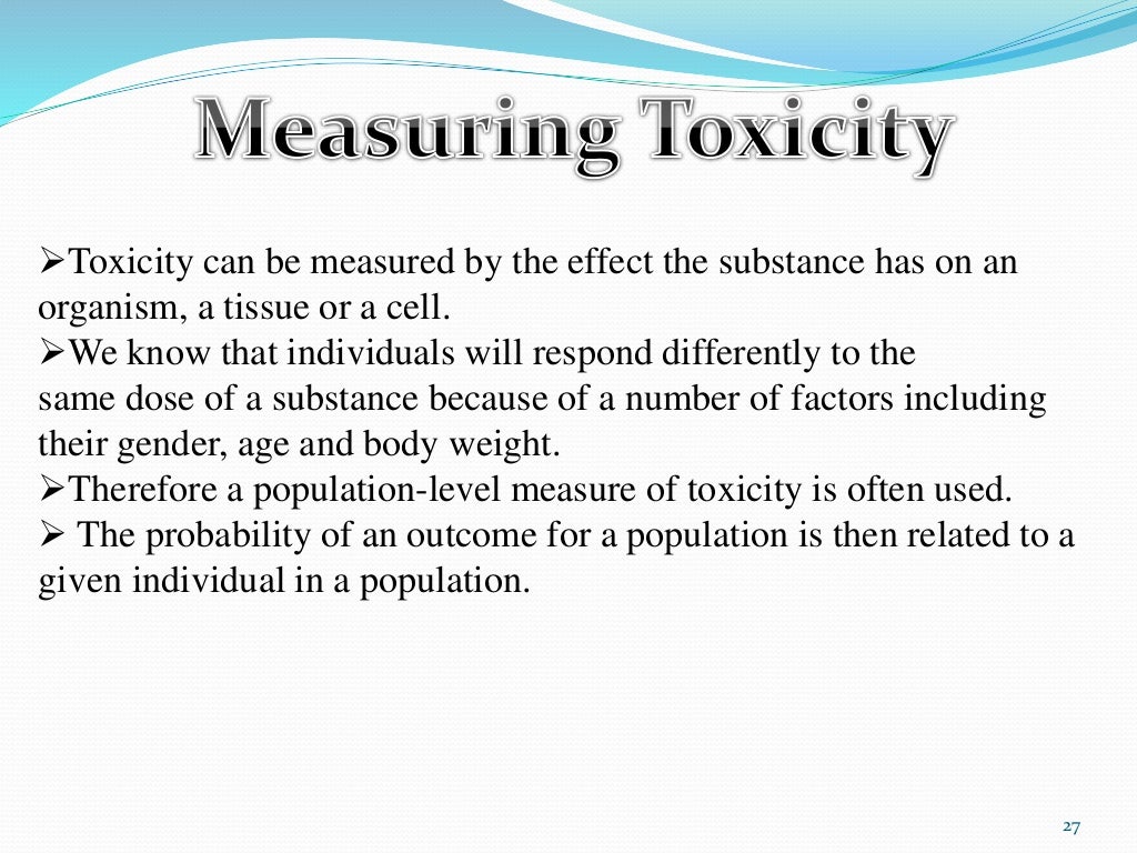 Overview of drug toxicity
