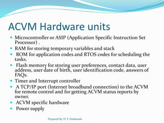Overview of embedded system | PPTX