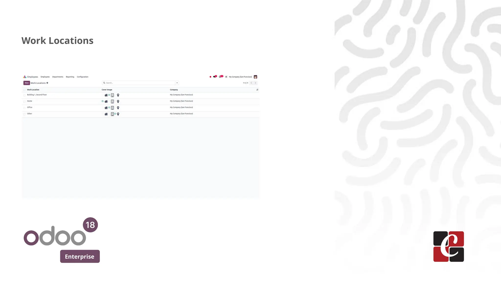Enterprise
Work Locations
 