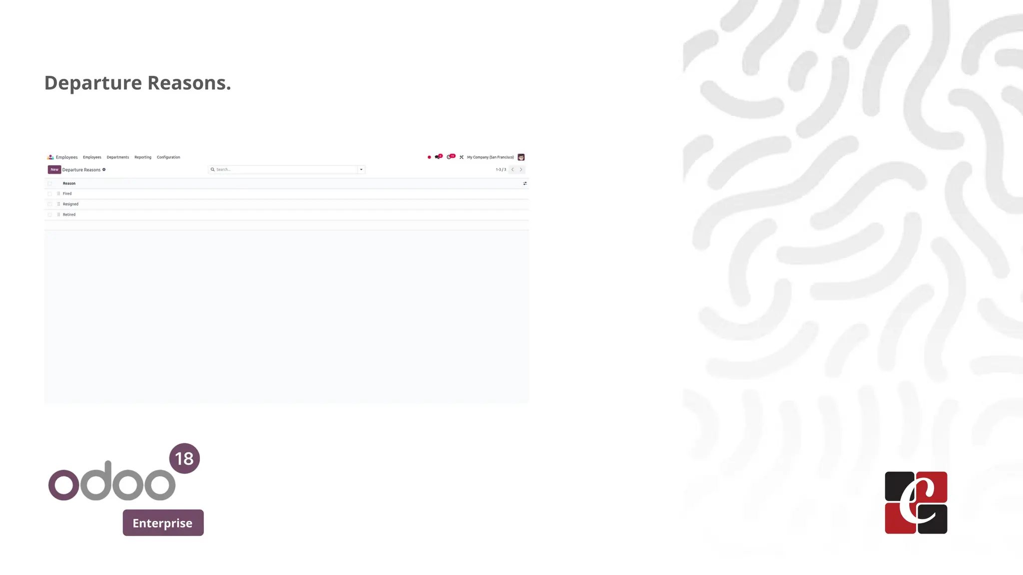 Enterprise
Departure Reasons.
 