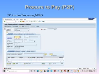 PO invoice Processing MIRO
 