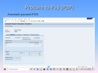 Automatic payment F110.
 