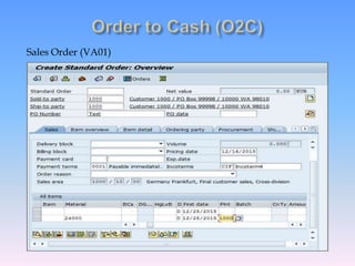 Sales Order (VA01)
 