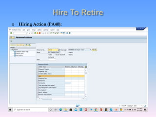  Hiring Action (PA40):
 