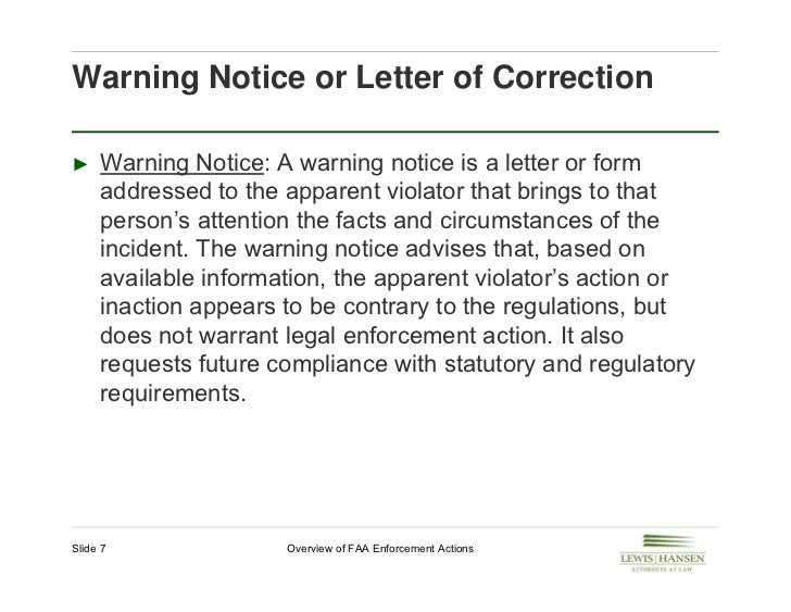 letter of correction