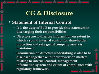 Common Control Disclosures Example Overview of financial reporting environment | PPT