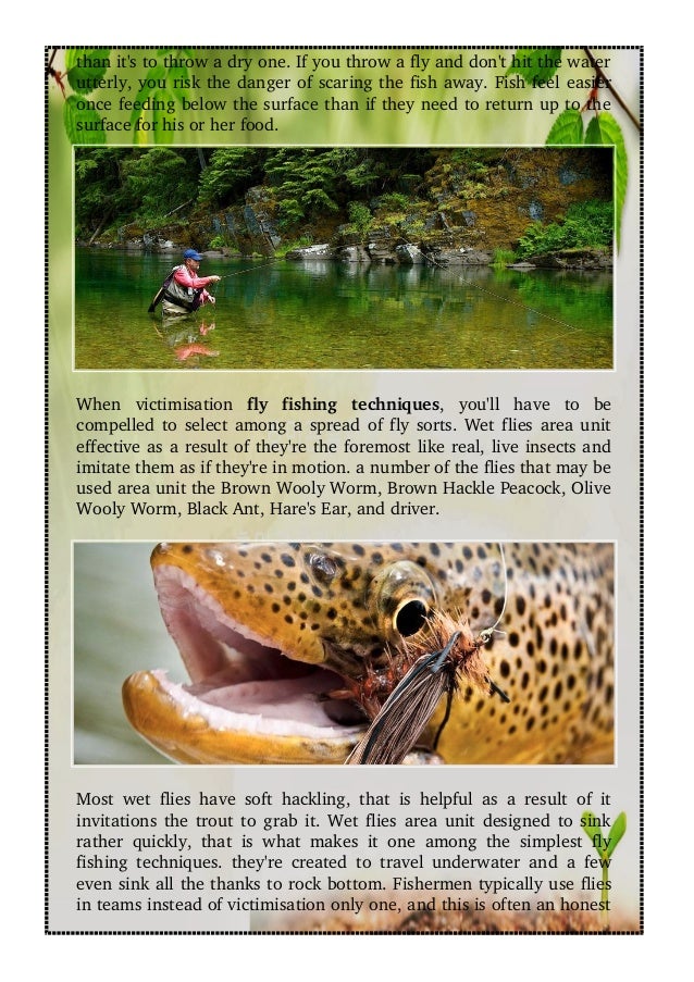 Overview of Fly Fishing Techniques