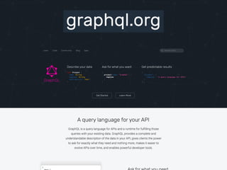 graphql.org
 