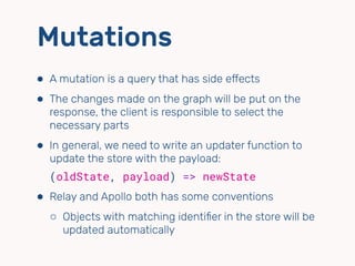 Mutations
UI
$
ㄎㄎㄎㄎ
dd
dd
dd
Mutation
Server
Store
 