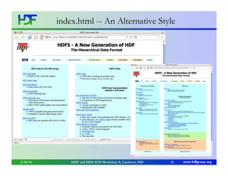 HDF5 Documentation | PDF