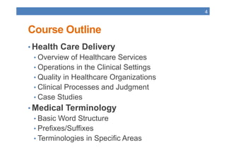 Overview of Healthcare Services | PDF