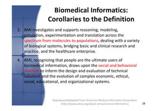 Overview of Health Informatics | PDF