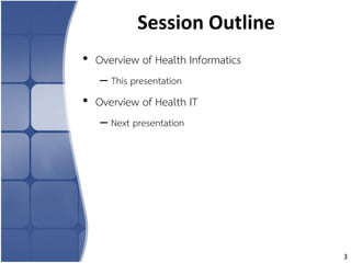 Overview of Health Informatics (Ramathibodi 7th Healthcare CIO) | PDF