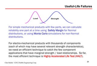 Overview of highly accelerated life test (halt) | PDF