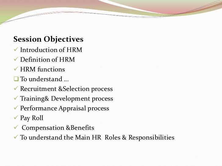 an introduction to the overview of human resource management Overview the focus of this first section is on introducing human resource management and related concepts introduction human resource management (hrm. an introduction to the overview of human resource management Overview the focus of this first section is on introducing human resource management and related concepts introduction human resource management (hrm.