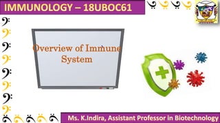 Overview of Immune
System
 
