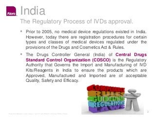 Overview of India IVD Regulations