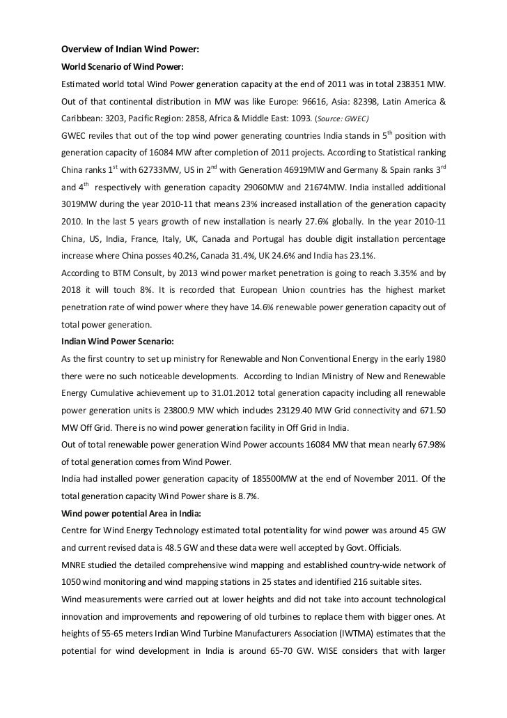 an overview of wind energy The windaction group (wwwwindactionorg) facts, analysis, exposure to industrial wind energy's real impacts. an overview of wind energy The windaction group (wwwwindactionorg) facts, analysis, exposure to industrial wind energy's real impacts.