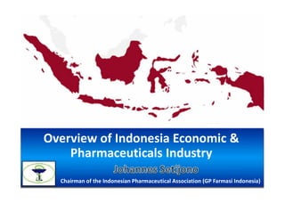 Overview of indonesia economic and pharma industry