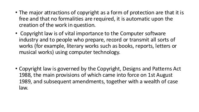 Overview Of Intellectual Property Rights