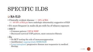 Ild Rads 2 Overview of interstitial lung diseases | PPTX