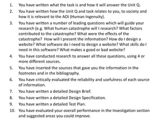 Overview of investigation | PPTX
