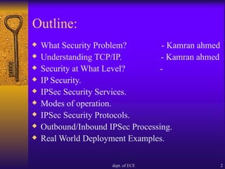 Overview of IP security power point presentation | PPT