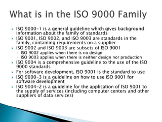 Overview of iso 9001 | PPTX