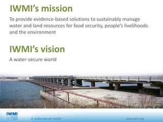 Introduction to IWMI | PDF