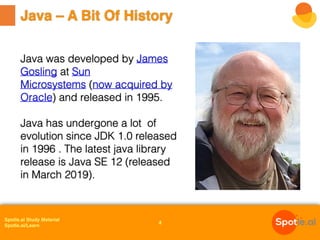 Overview of Java | PPT