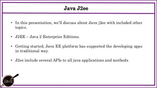 Overview of Java J2EE Services - Technoligent