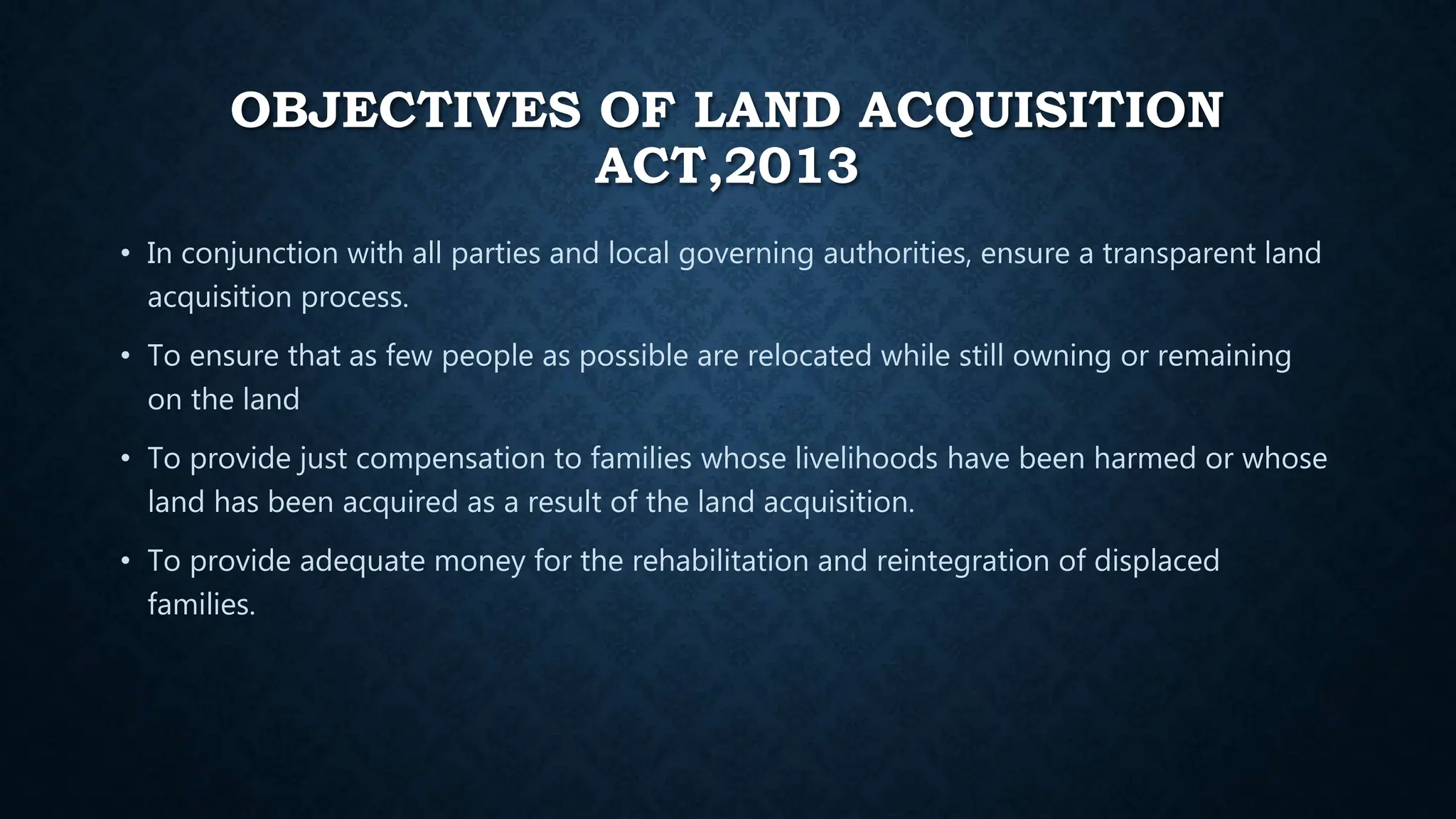 OVERVIEW OF LAND ACQUISITION ACT 2013 pptx overview-of-land-acquisition-act-2013-pptx