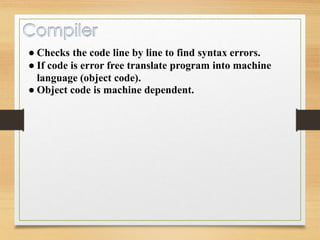 Overview of language processor sp | PPT