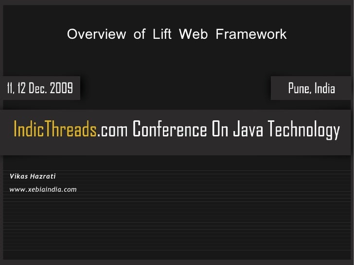 Overview Of Lift Framework