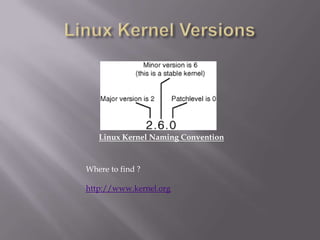 Overview of linux kernel development | PPTX