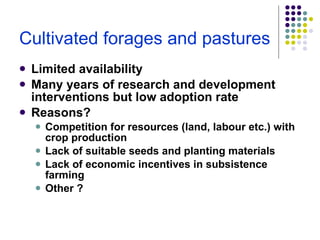 Overview of livestock feed supply in ethiopia