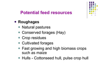 Overview of livestock feed supply in ethiopia
