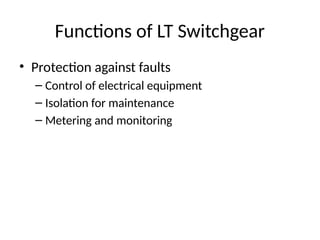Switch Lt Testing Overview_of_LT_Switchgear_Components.pptx