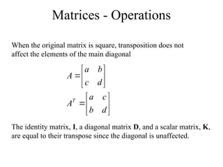 Overview of Matrix - Intro to priciple of Robotics.ppt