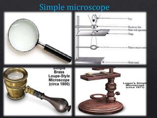 Simple microscope
 