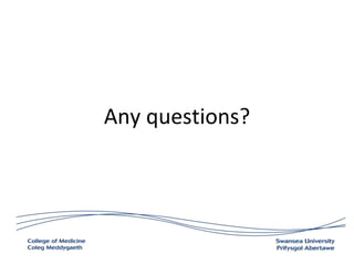 Any questions?
 