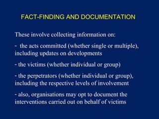 Overview of HR monitoring, fact finding and documentation | PPT