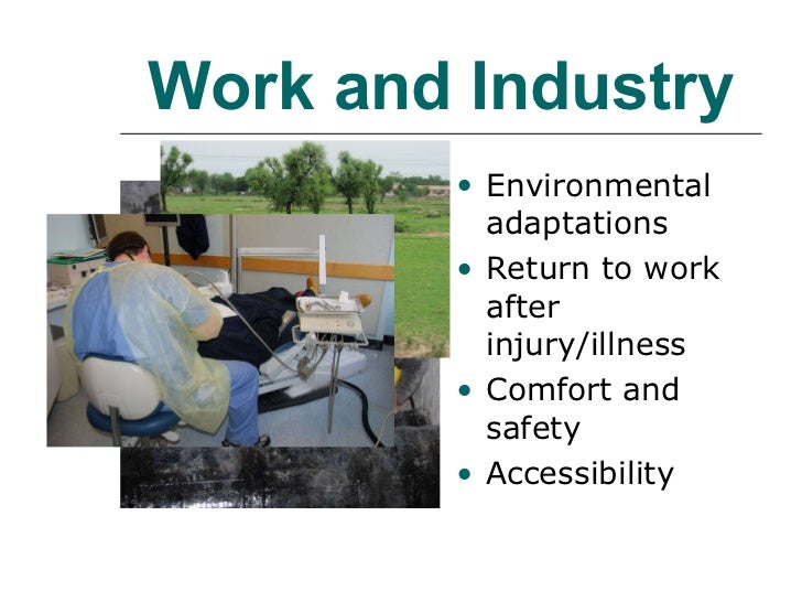 Overview of occupational therapy