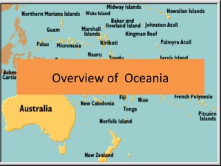 Overview of Oceania

 
